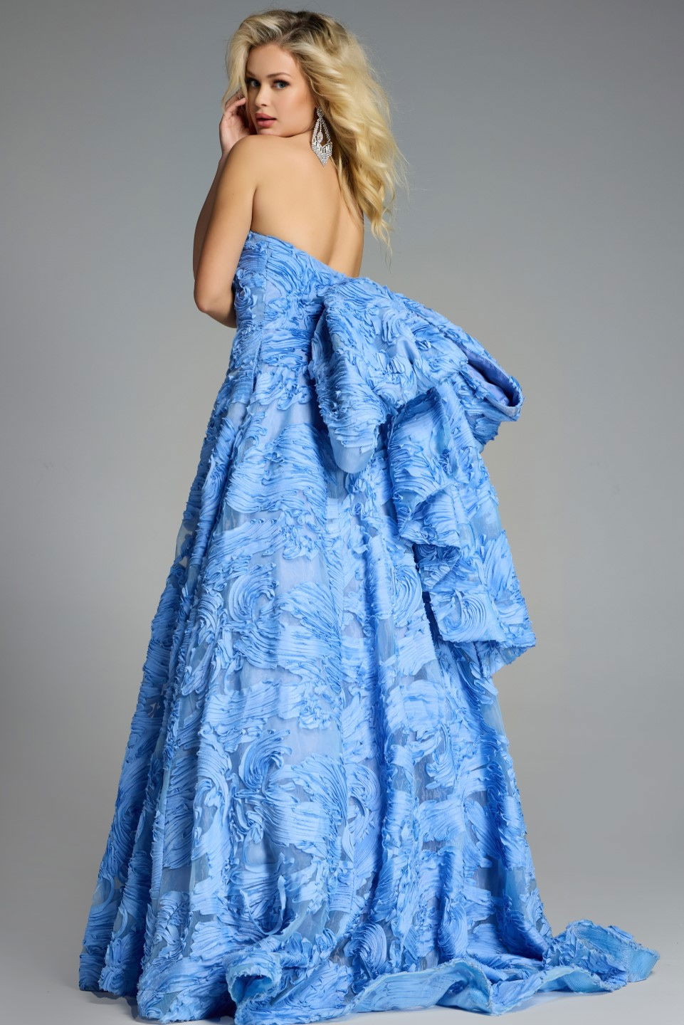 Formal Dresses Long Ball Gown Prom Formal Dress Jovani 44114 Light Blue