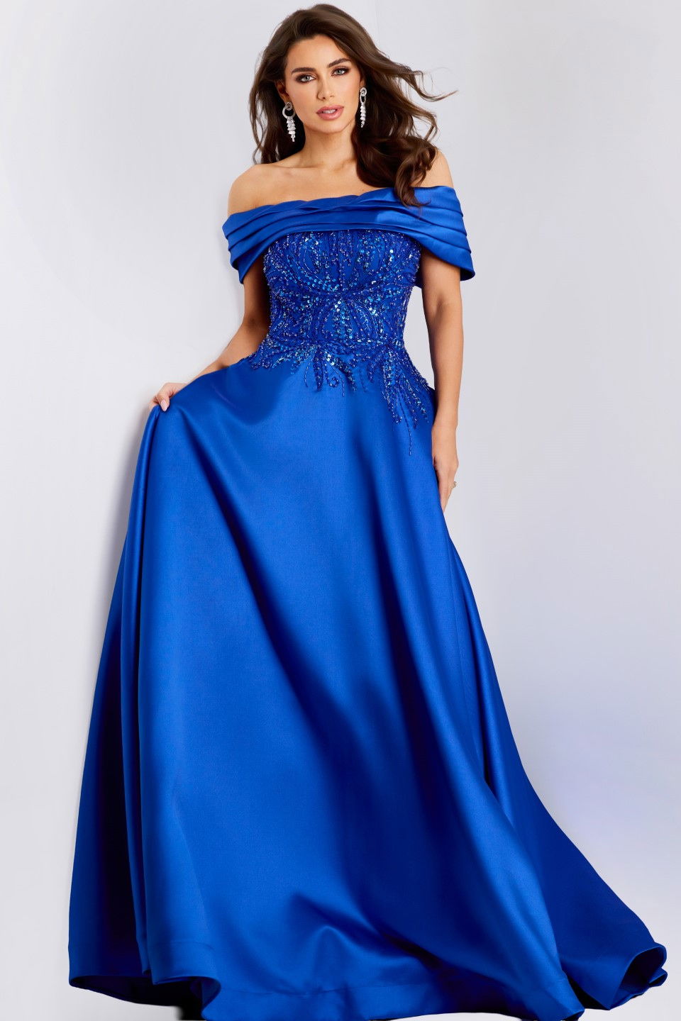 Formal Dresses Long A Line Formal Prom Dress Jovani 44308 Royal