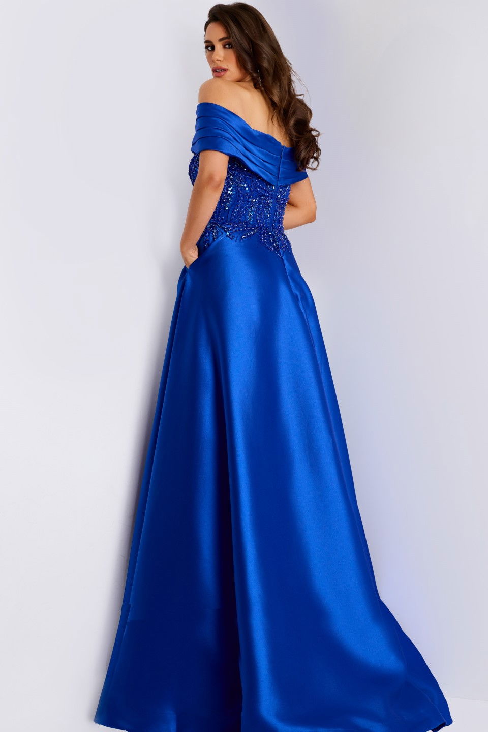 Formal Dresses Long A Line Formal Prom Dress Jovani 44308 Royal