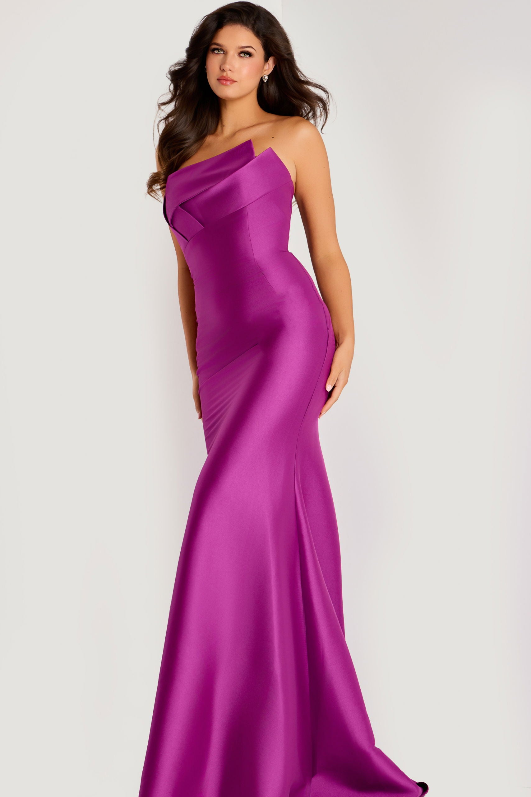 Prom Dresses Long Mermaid Formal Prom Dress Jovani 44529 Berry