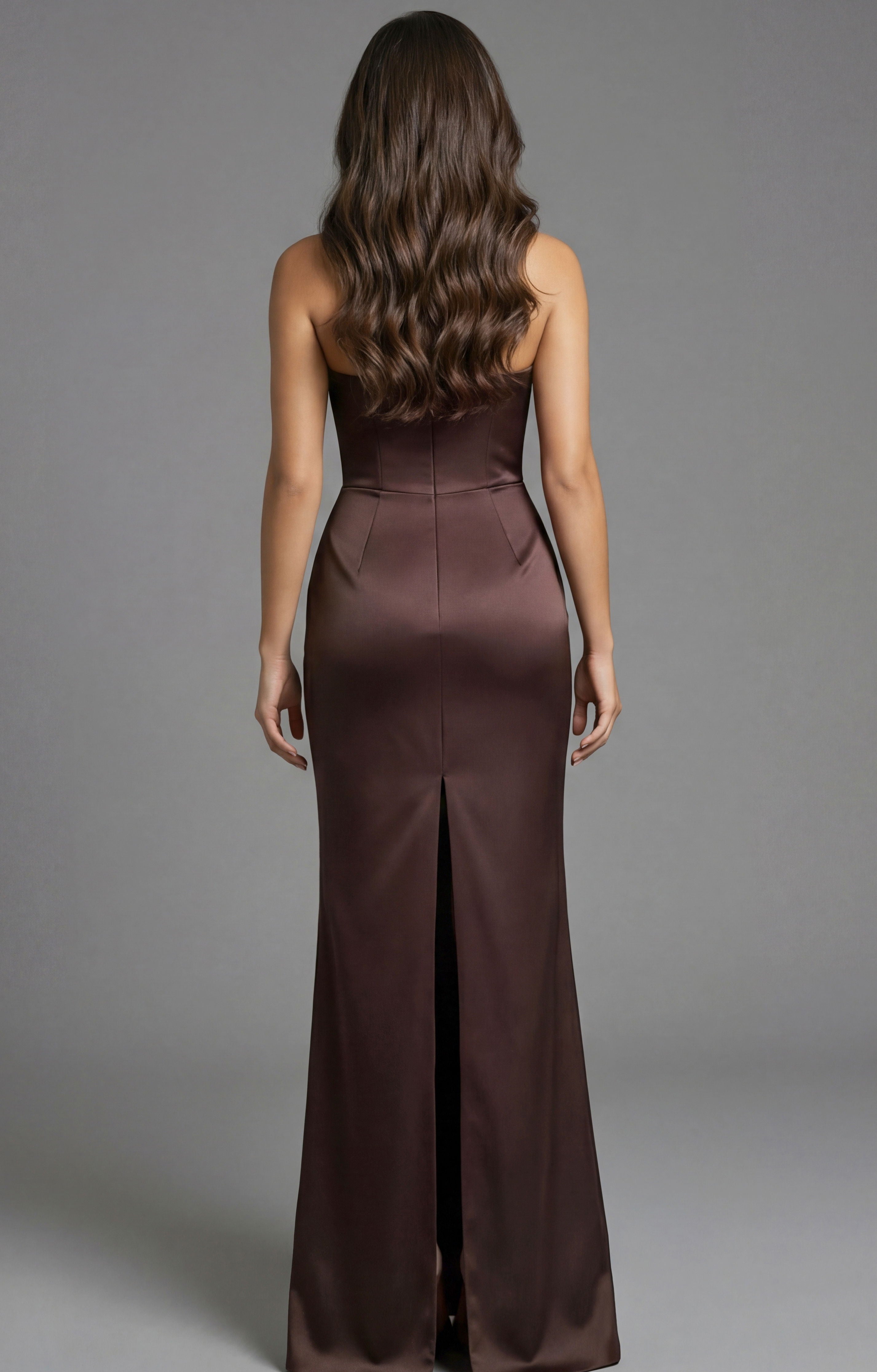 Prom Dresses Long Formal A Line Prom Evening Dress Jovani 45945 Brown