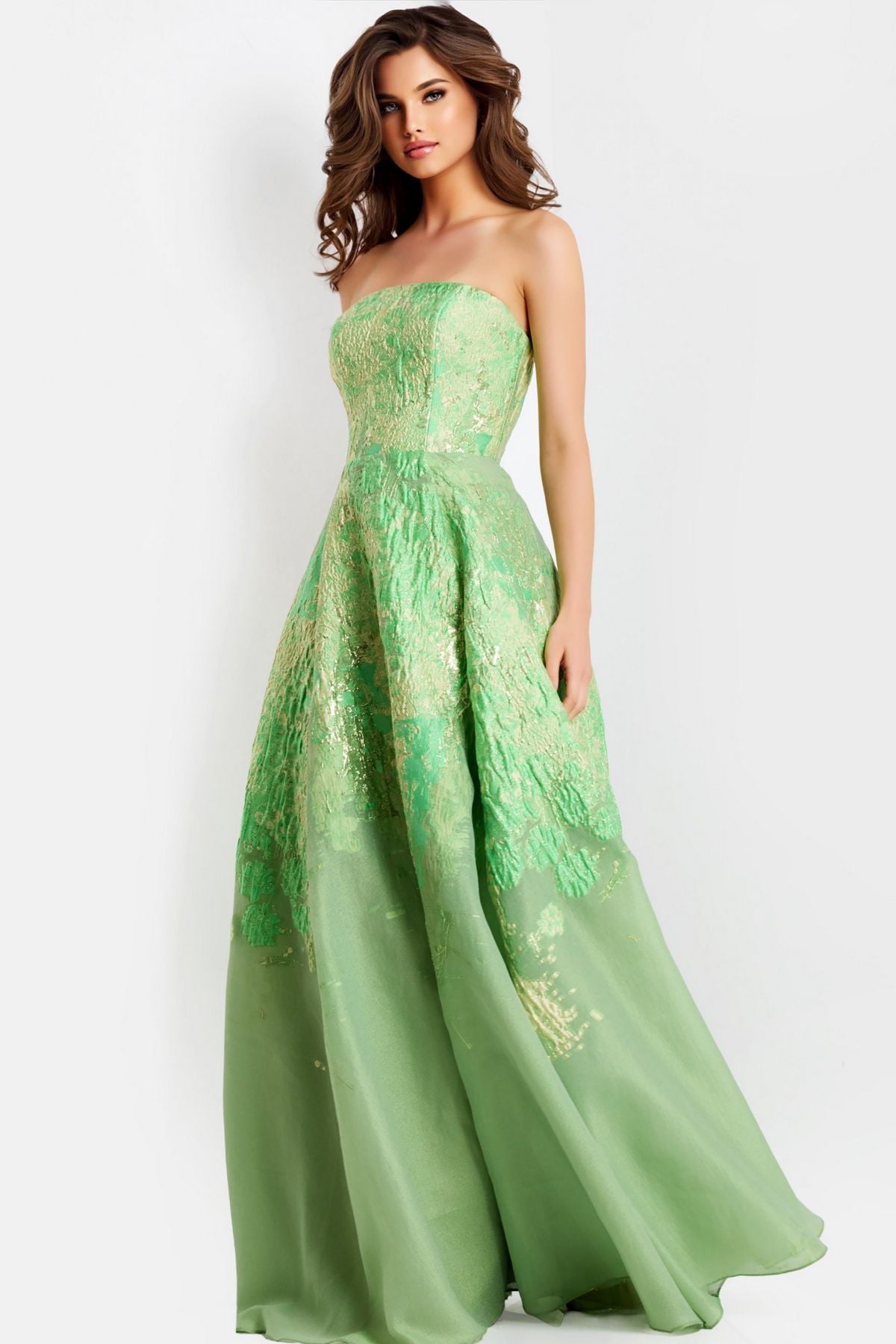 Prom Dresses A Line Long Formal Prom Dress Light Green