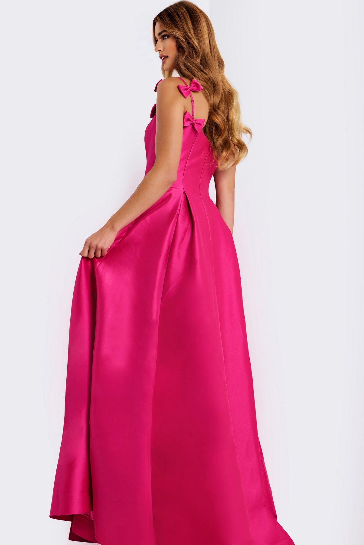 Prom Dresses Ball Gown Corset Long Formal Evening Prom Dress Candy Pink