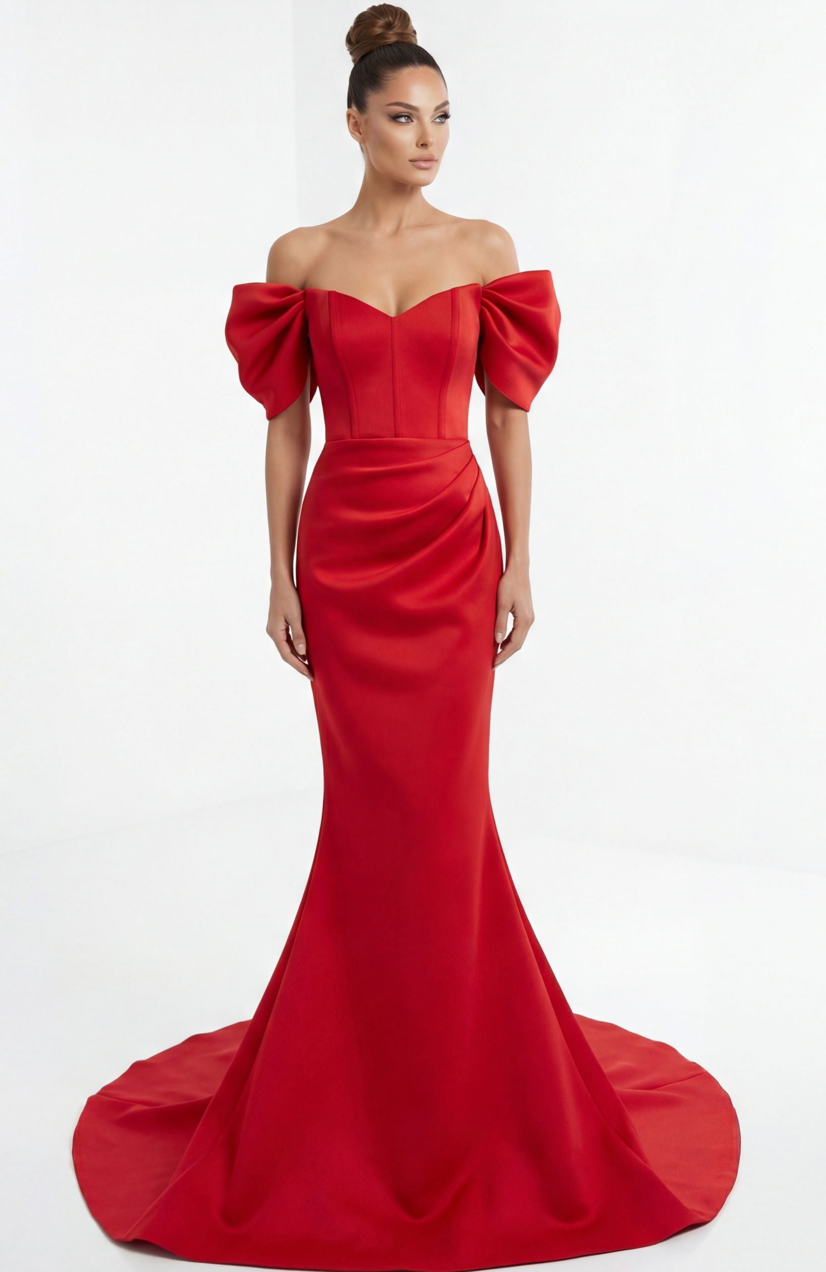 Prom Dresses Formal Long Mermaid Evening Prom Dress Jovani 46799 Red