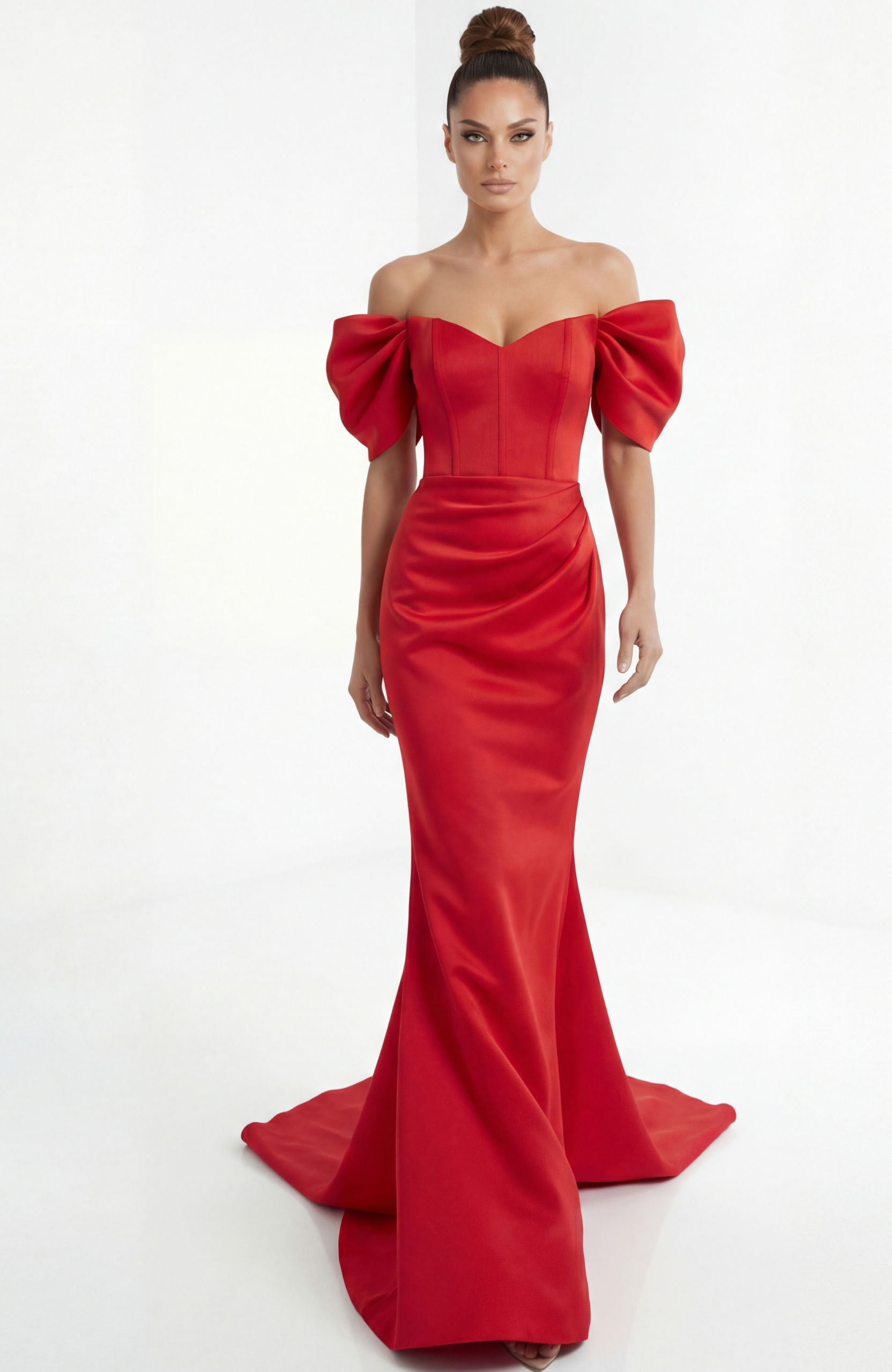 Prom Dresses Formal Long Mermaid Evening Prom Dress Jovani 46799 Red