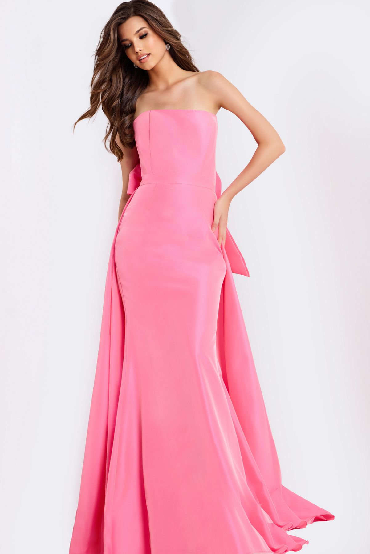 Prom Dresses Long Formal Fitted Prom Dress Pink