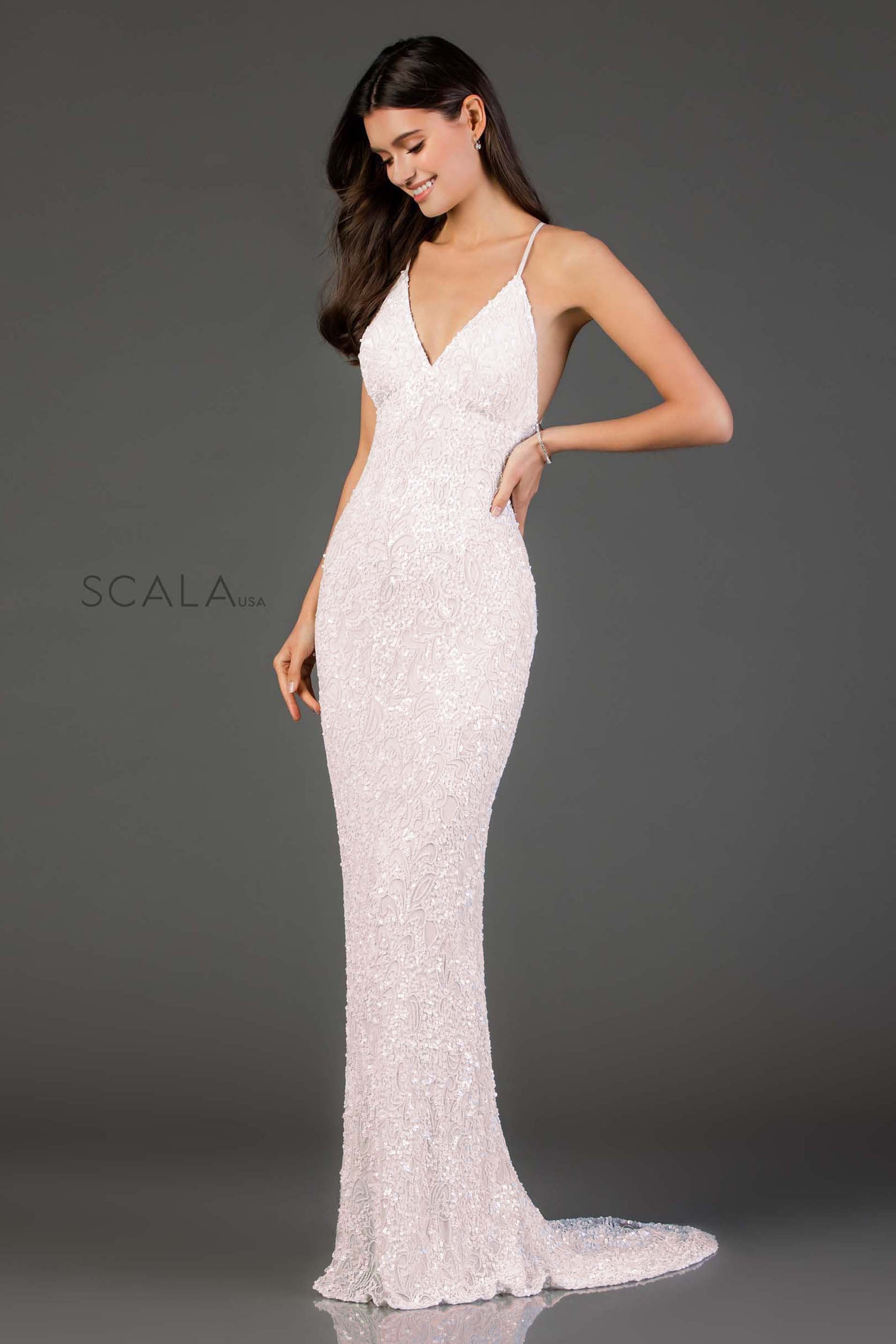 Prom Dresses Beaded Long Formal Prom Dress Ice Pink