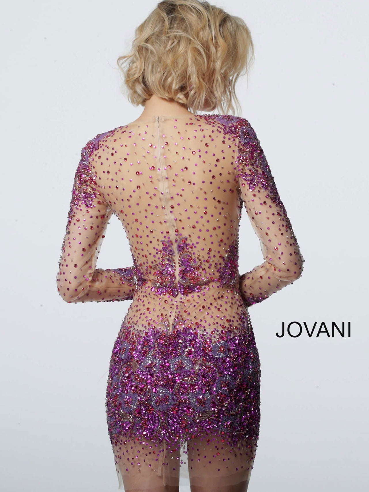 Cocktail Dresses Homecoming Short Cocktail Fitted Dress Nude Fuchsia