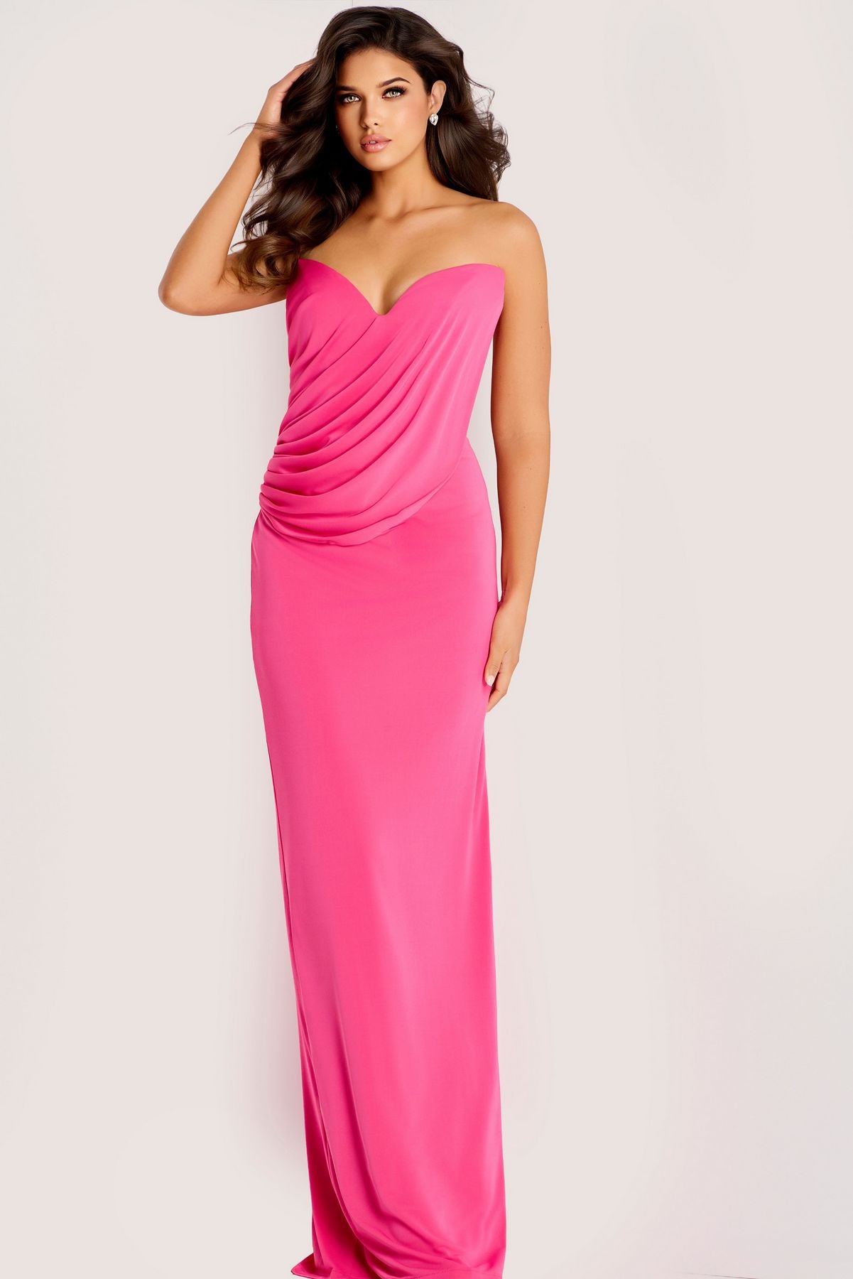 Prom Dresses Prom Long Formal Ruffle Dress Pink