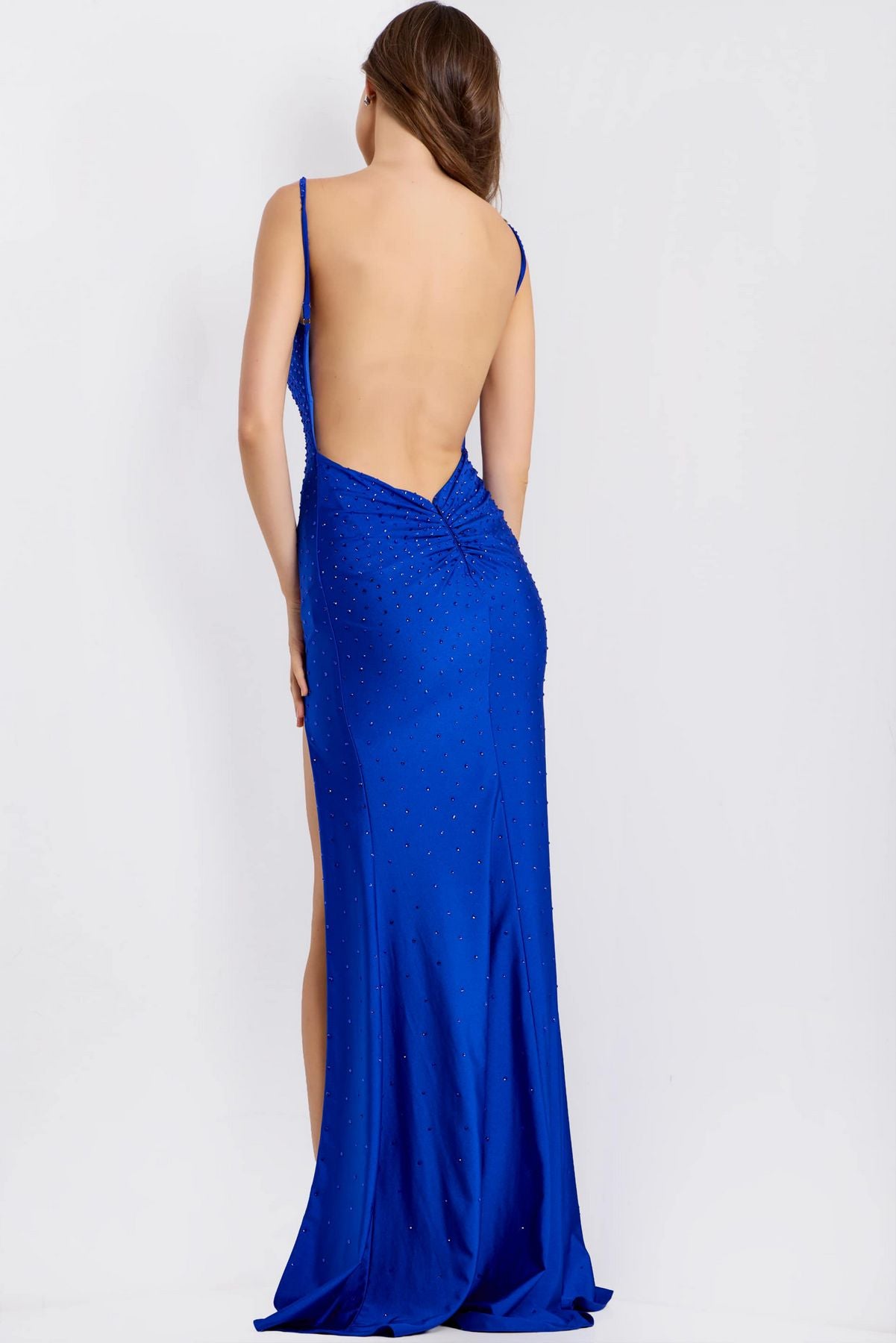 Prom Dresses Long Formal Beaded Evening Prom Dress Royal