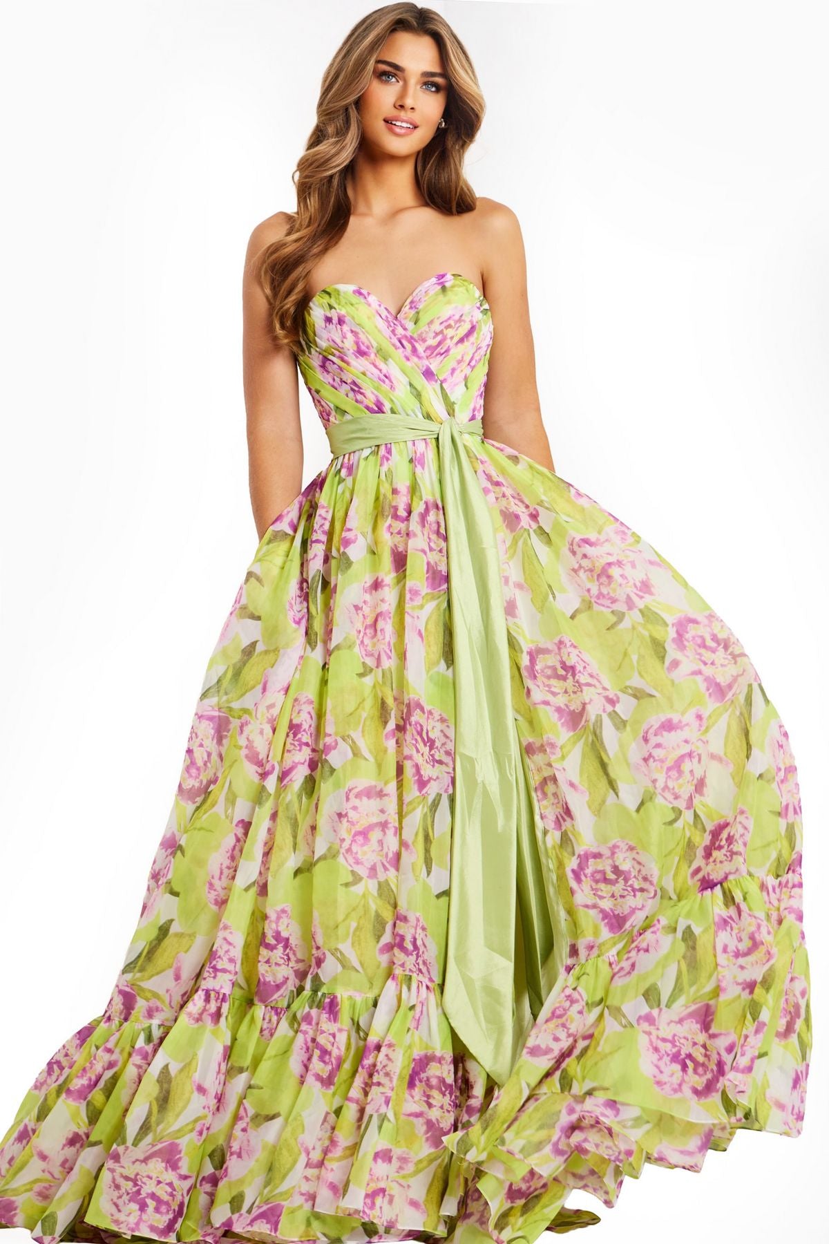 Prom Dresses Long Formal Print A line Prom Dress Print