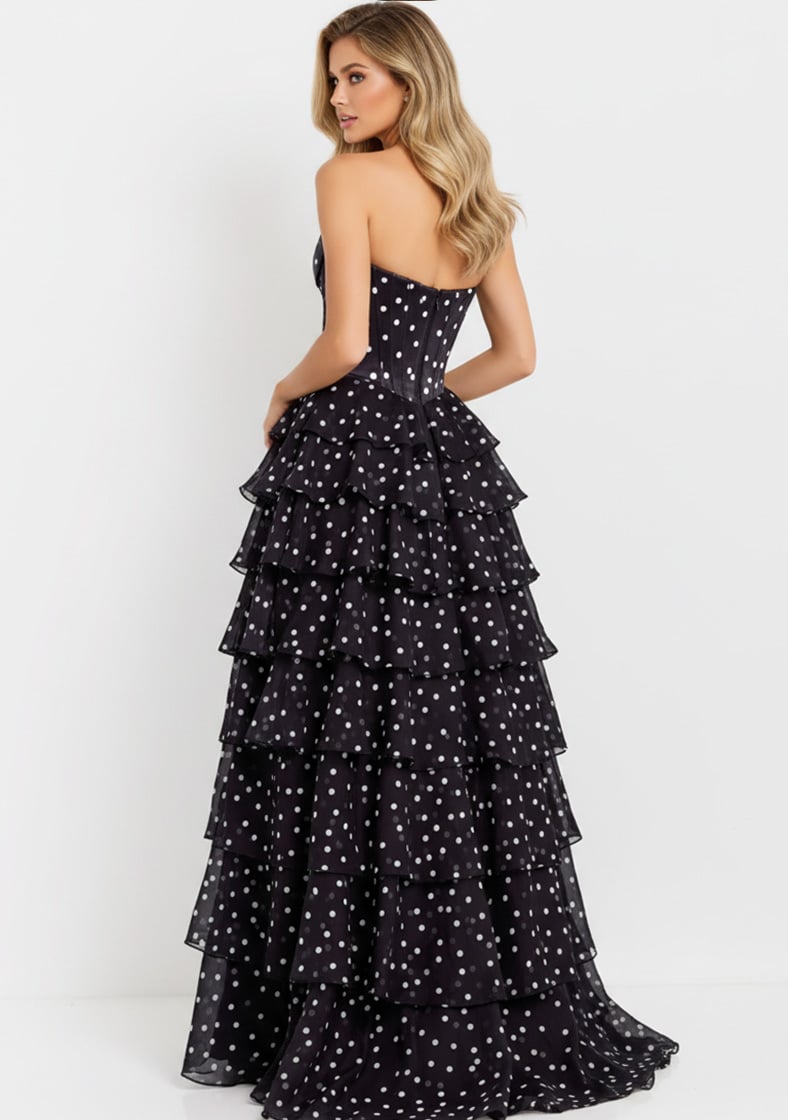 Prom Dresses Long Formal Ruffle A Line Prom Dress Black