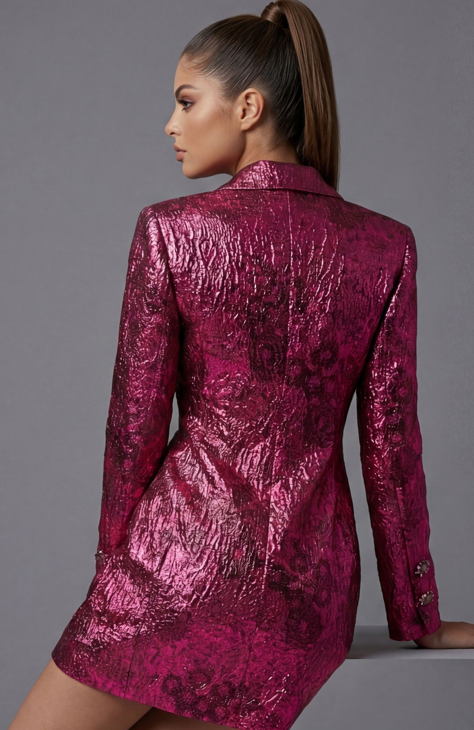 Cocktail Dresses Short Metallic Mini Cocktail Dress Jovani 49166 Multi