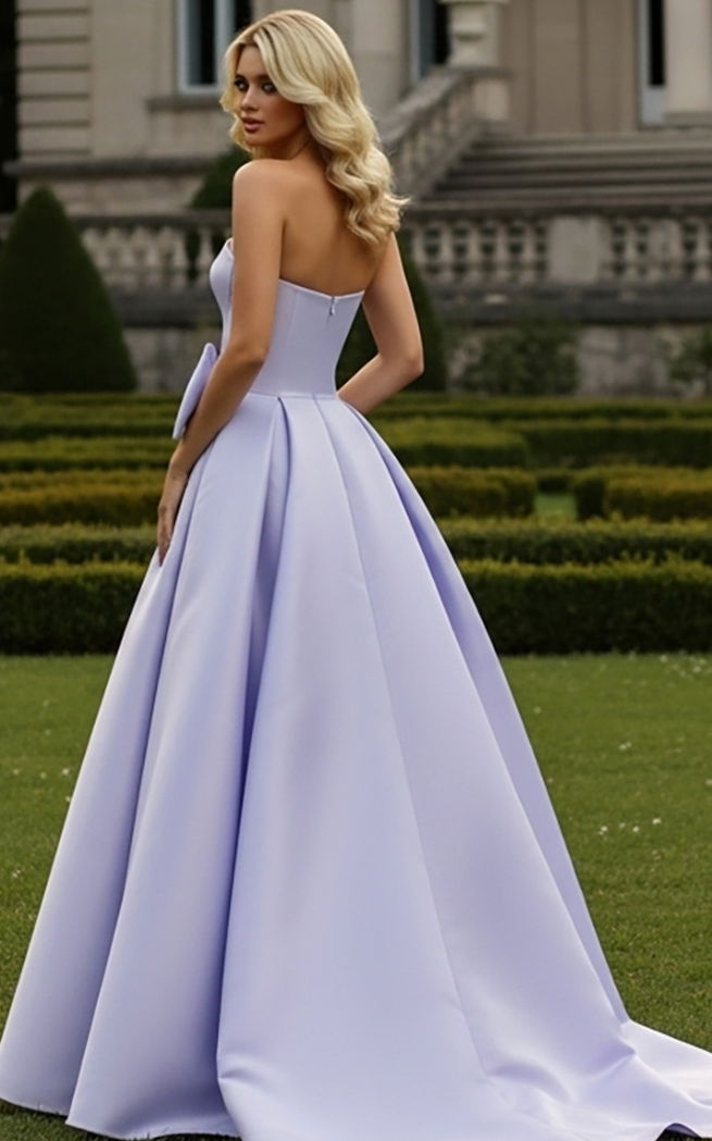 Prom Dresses Long Formal Fitted Beaded Prom Dress Lilac