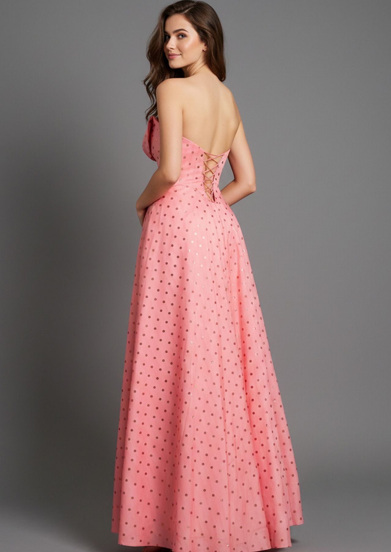 Prom Dresses A Line Long Formal Prom Dress Salmon