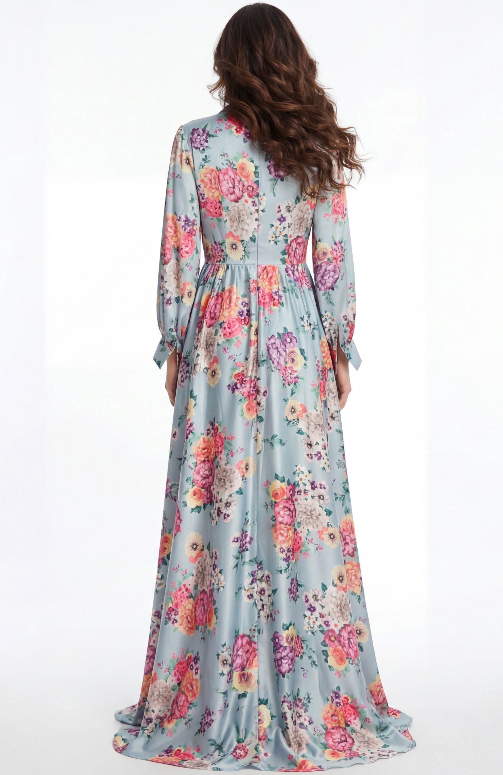 Mother of the Bride Dresses Long Sleeve Floral Print Formal Mother of the Bride Dress Jovani 49470 Print