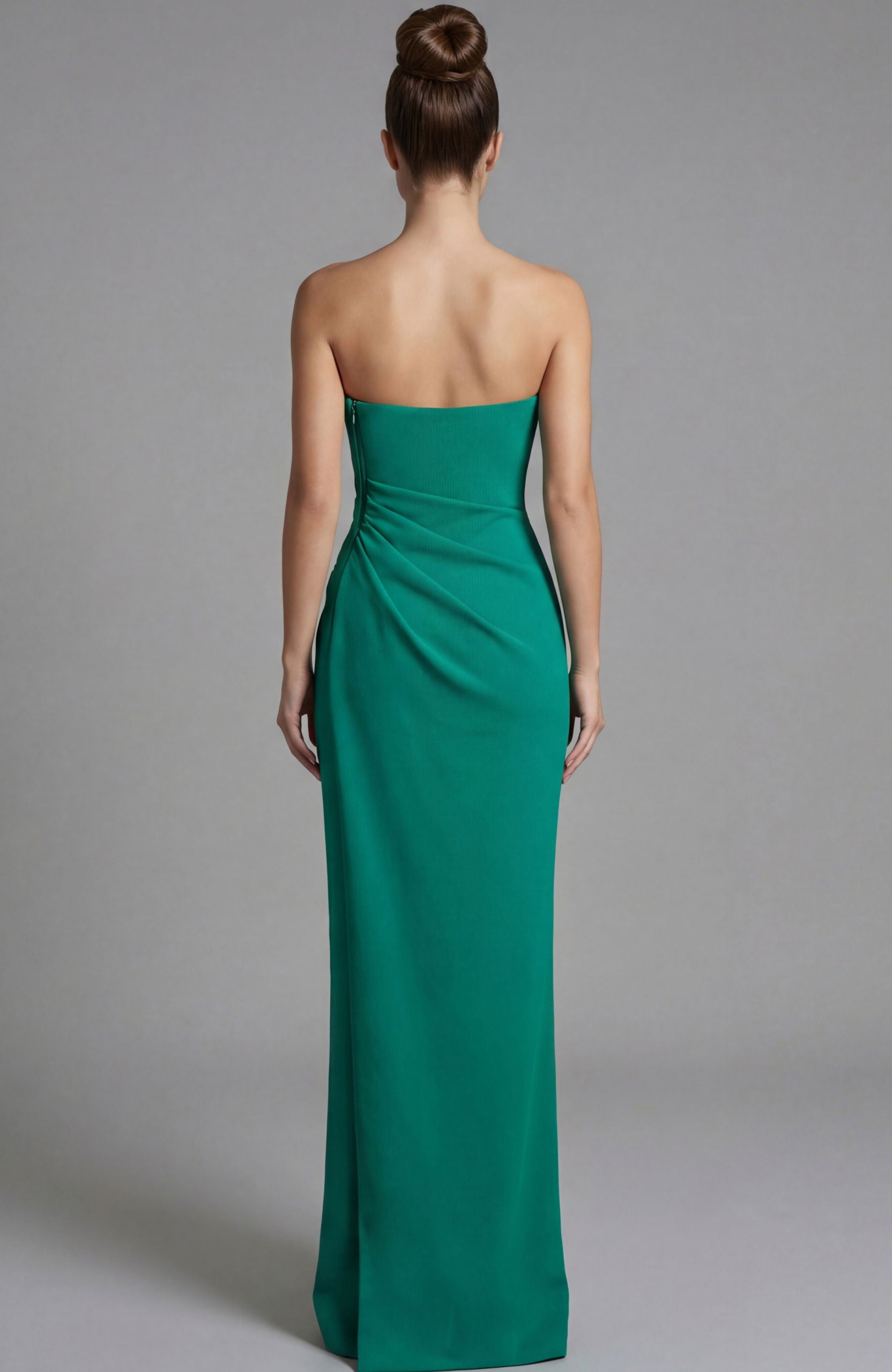 Prom Dresses Fitted Long Formal Slit 3D Floral Prom Dress Jovani 49505 Green
