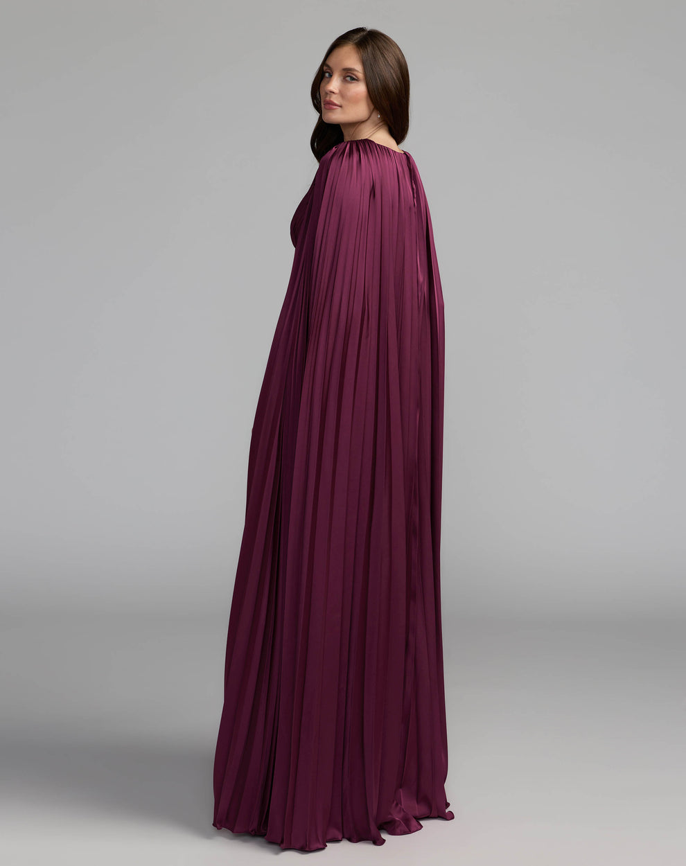 V-Neck Floor-Length Chiffon Evening A-Line Mac Duggal 9949872P