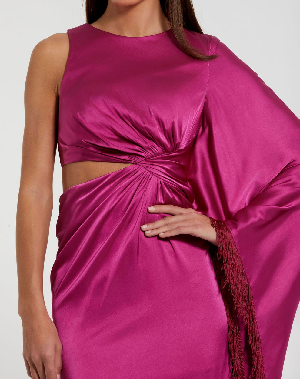Formal Dresses Long Evening Pleated Formal Dress Mac Duggal 49898 Magenta