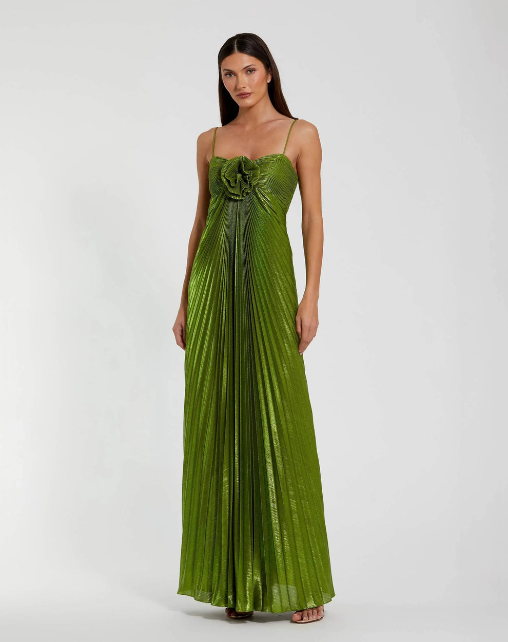 Sweetheart Floor-Length Satin Evening Sheath Mac Duggal 9949905P