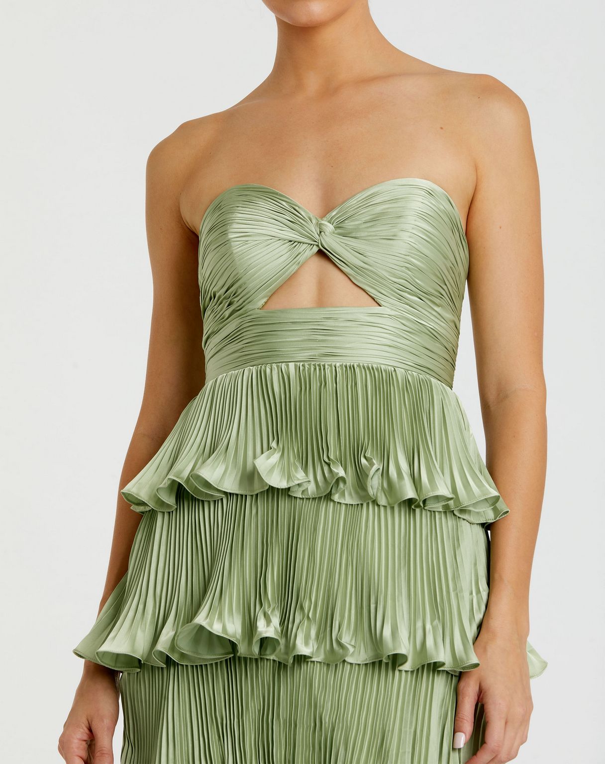 Prom Dresses Long Layered Formal Prom Dress Sage
