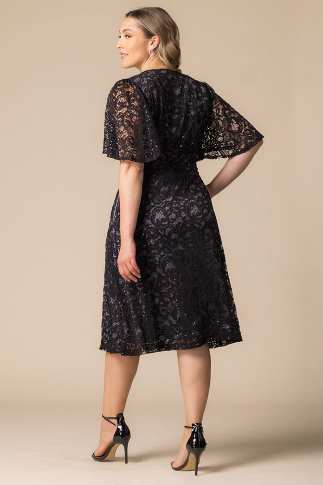 Plus Size Dresses A Line Plus Size Lace Short Cocktail Dress Storm Grey