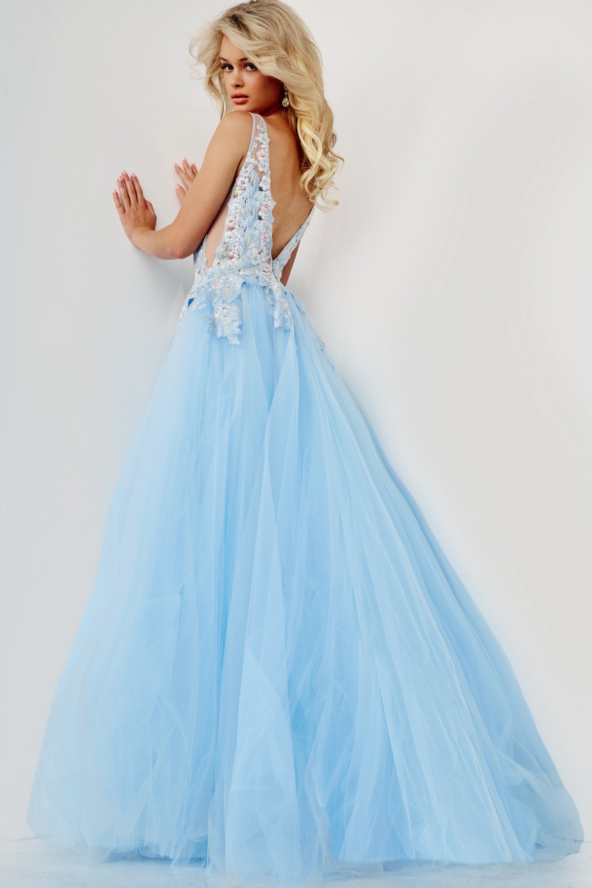 Prom Dresses Long Ball Gown Formal Prom Dress Light Blue
