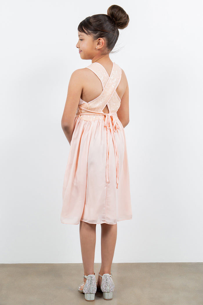 Flower Girl Dresses Short A Line Sequin Flower Girl Dress BlusH