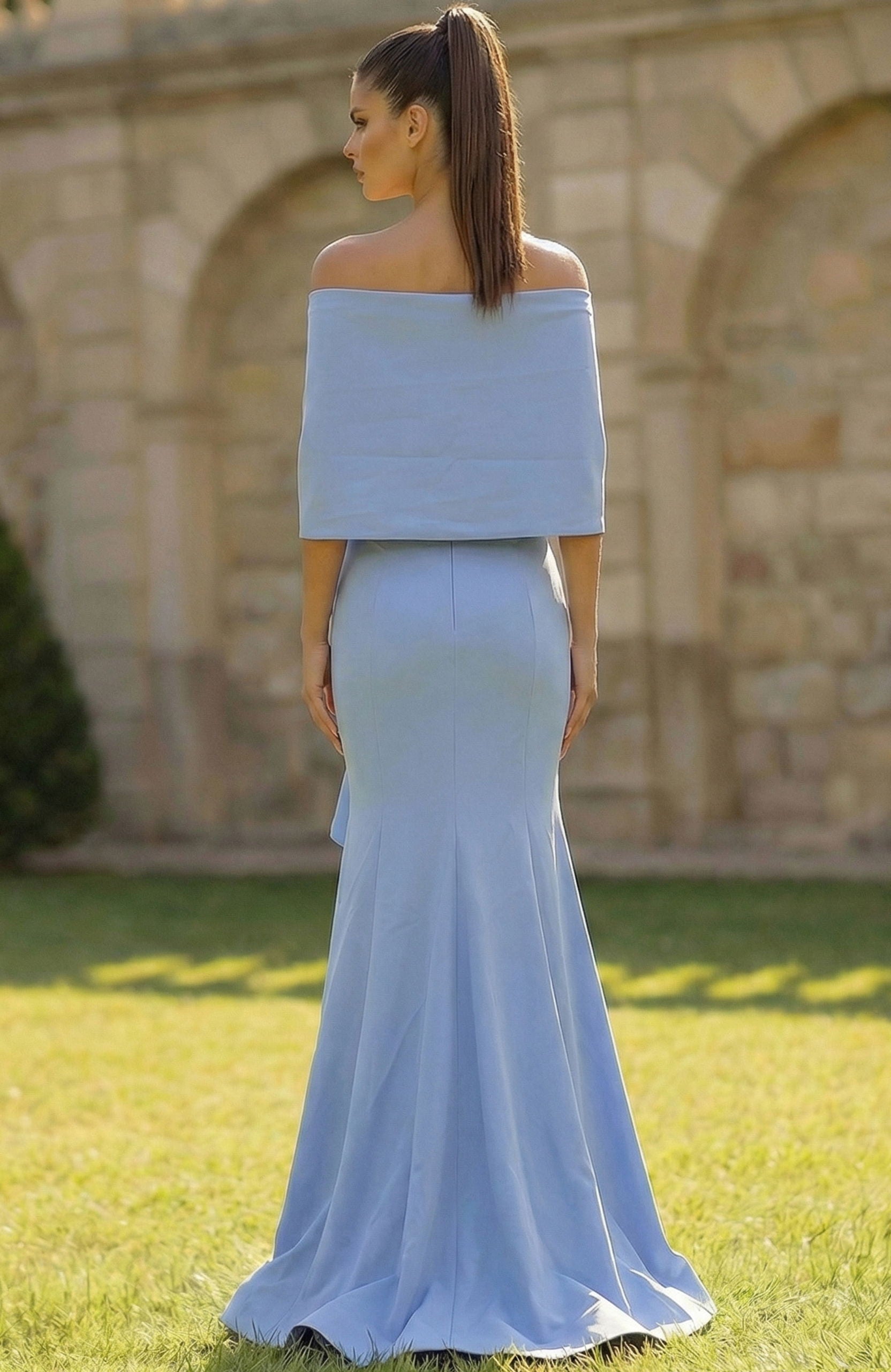 Formal Dresses Long Formal Ruffle Fitted Evening Dress Jovani 50270 Periwinkle