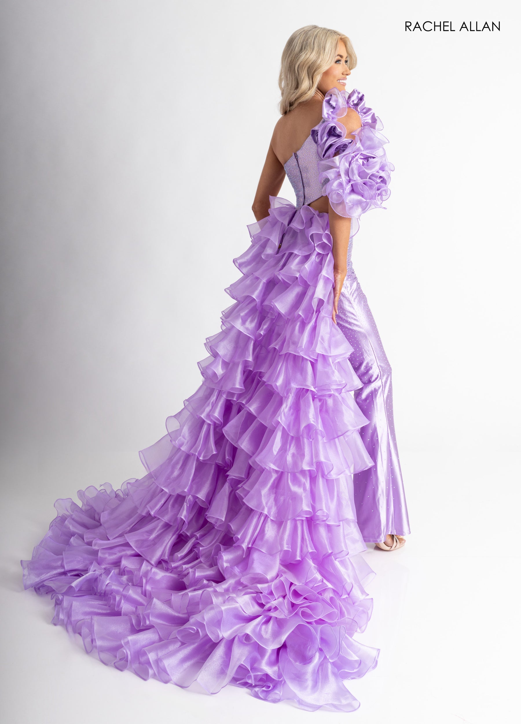 Jumpsuit Long Formal Beaded Jumpsuit Lilac