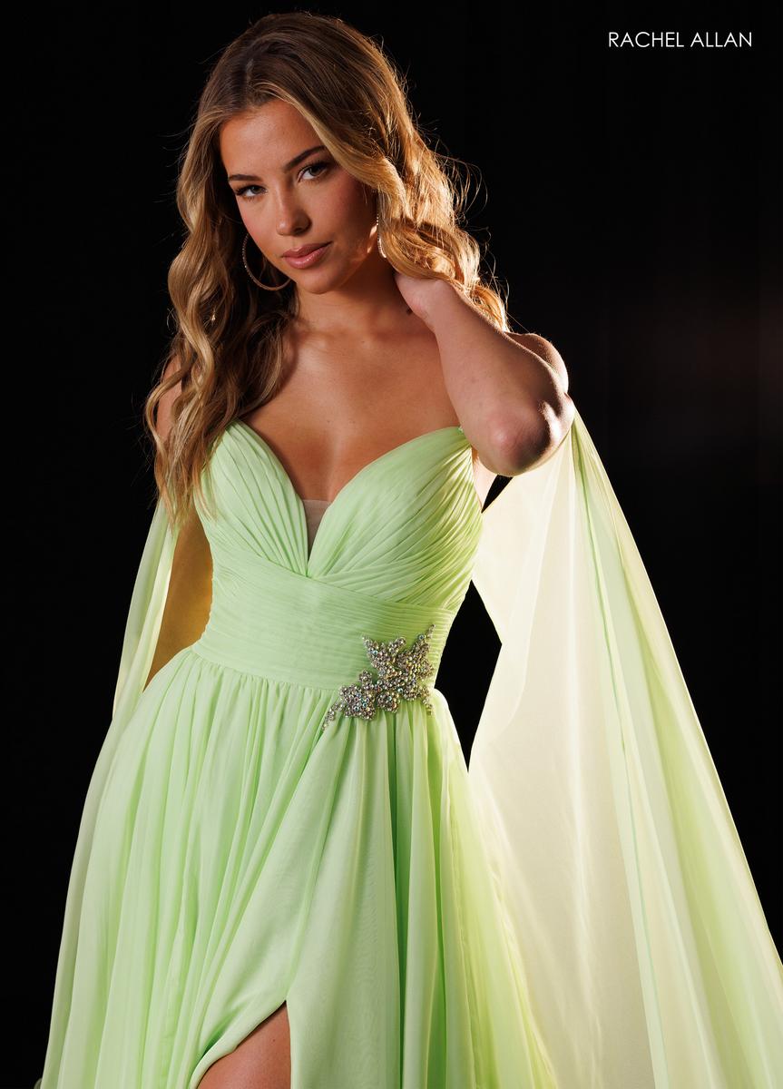 Sweetheart Floor-Length Chiffon Formal A-Line Rachel Allan 50444