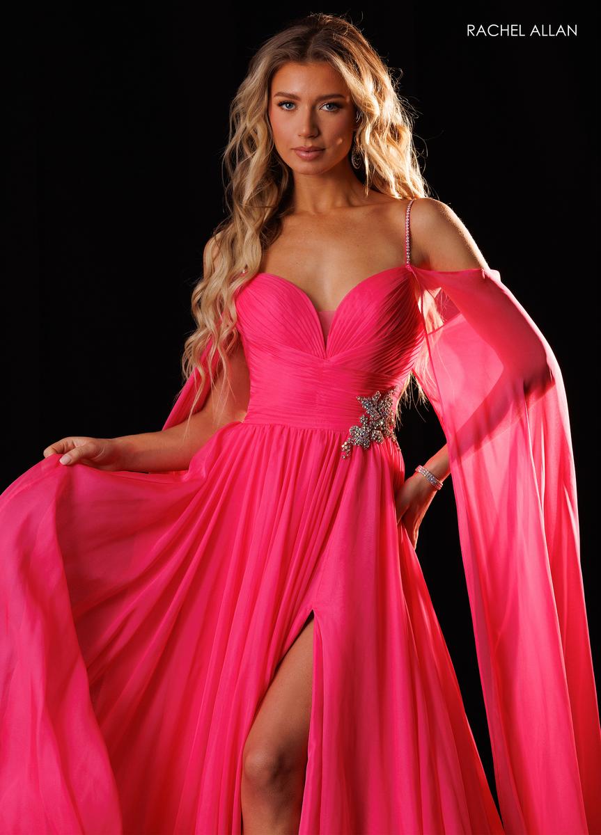 Sweetheart Floor-Length Chiffon Formal A-Line Rachel Allan 50444