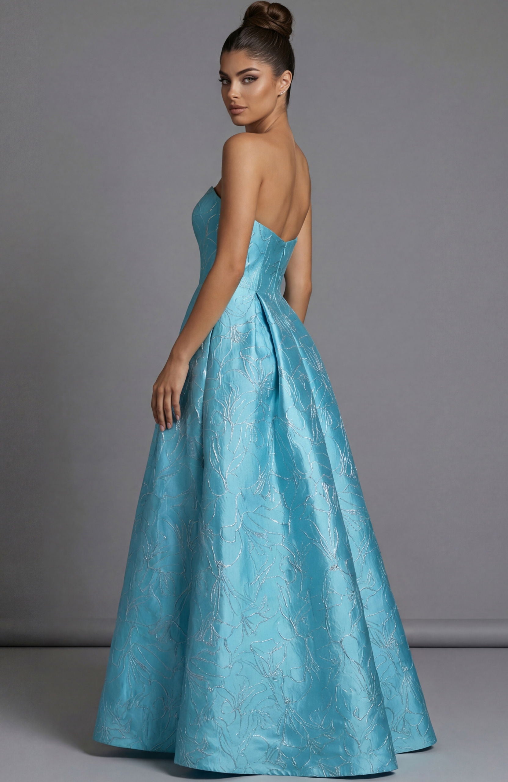 Cocktail Dresses A Line High Low Corset Cocktail Dress Jovani 51693 Turquoise