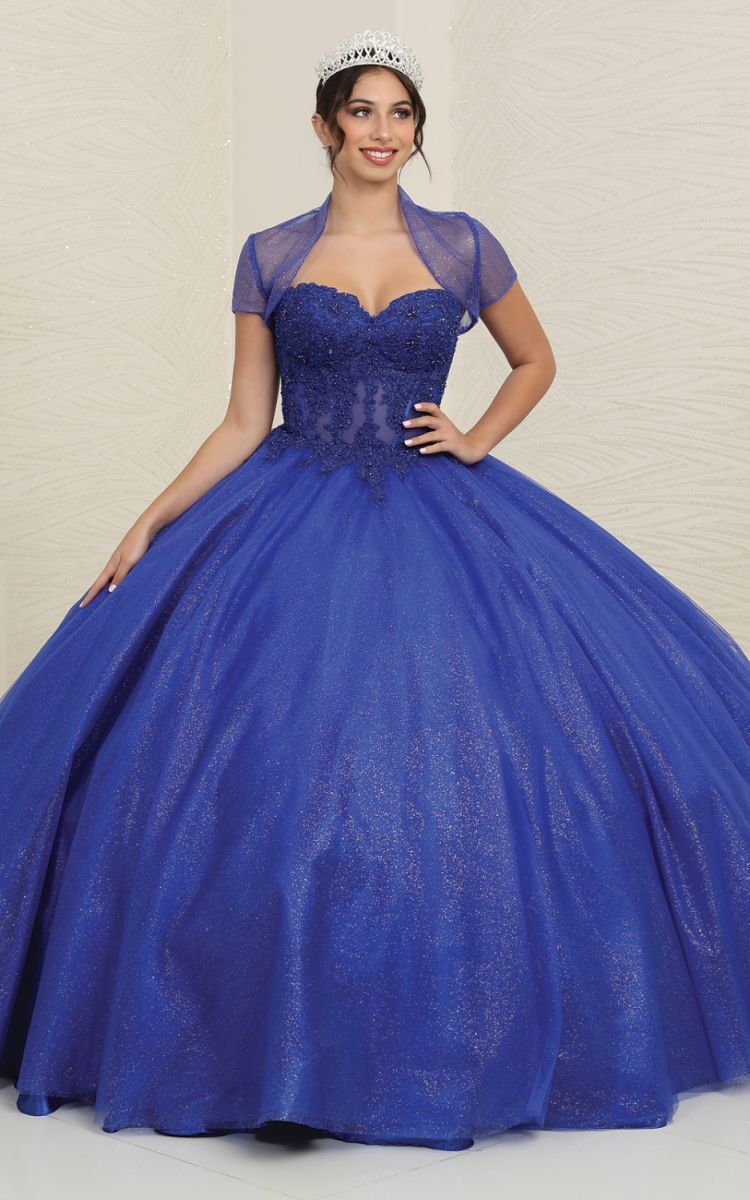 Sweetheart Floor-Length Tulle Quinceañera Ball Gown May Queen LK141