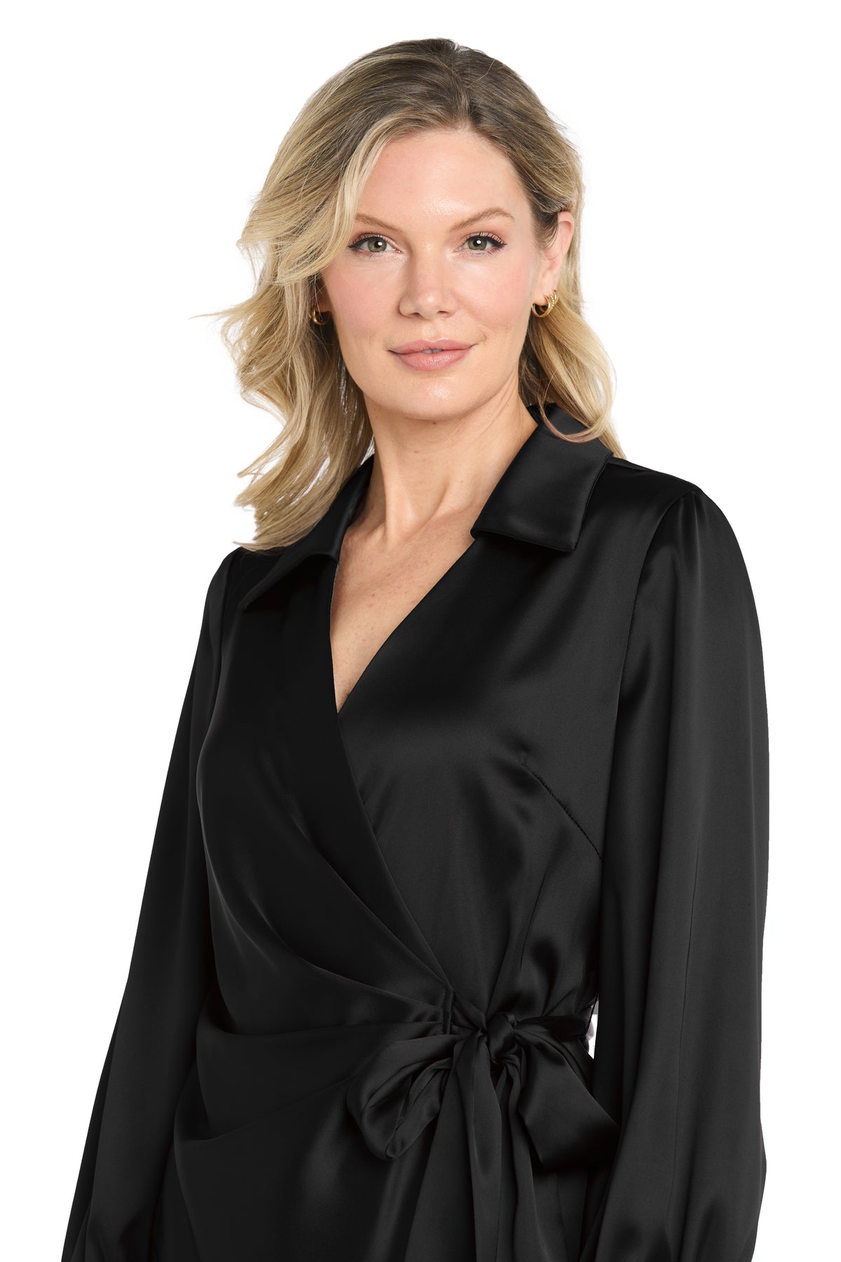 V-Neck Mini/Short Satin Formal Sheath/Column R&M Richards 5341