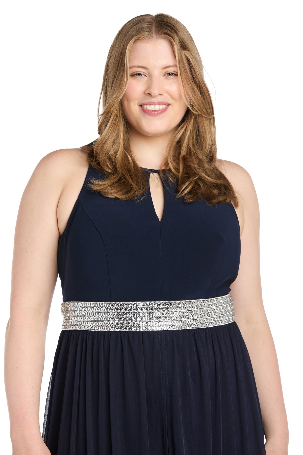 R&M Richards 5405W Plus Size Formal Long Dress