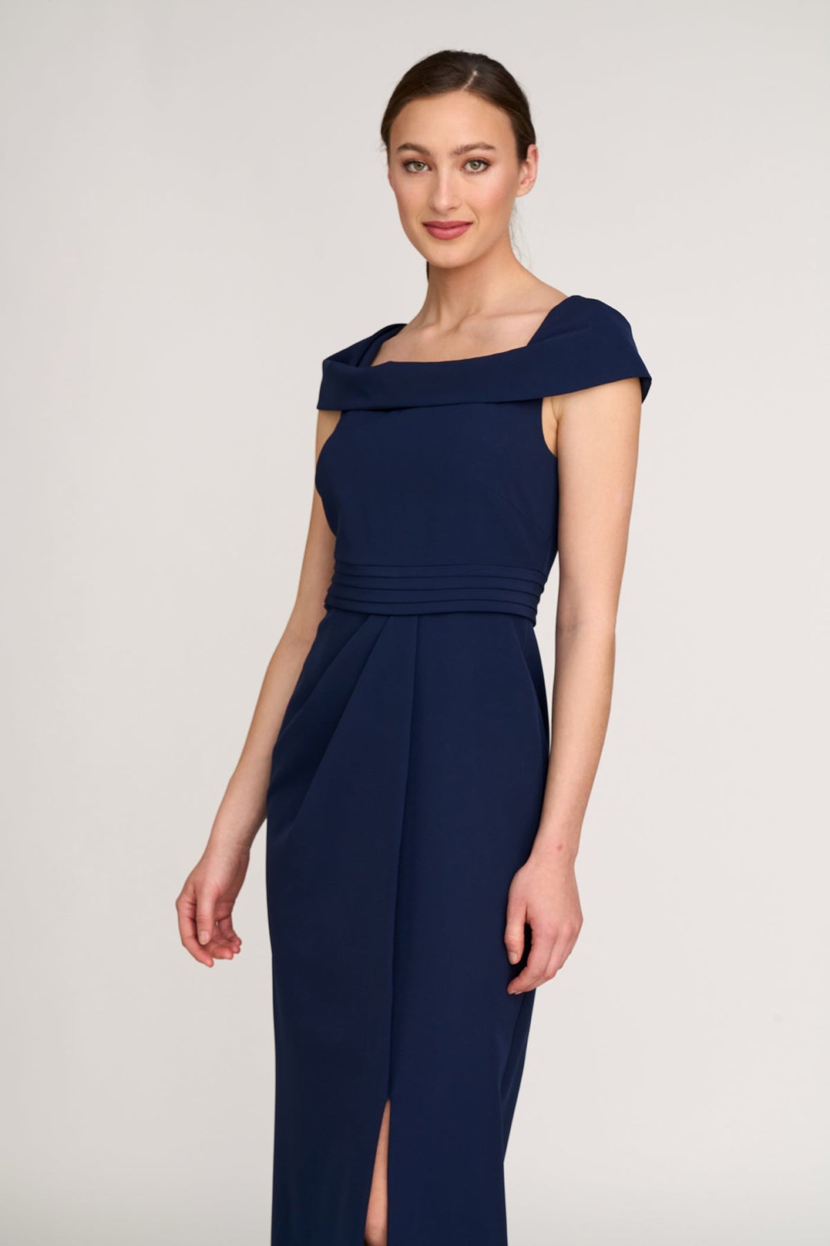 Kay Unger Anastasia Gown in Dark Midnight