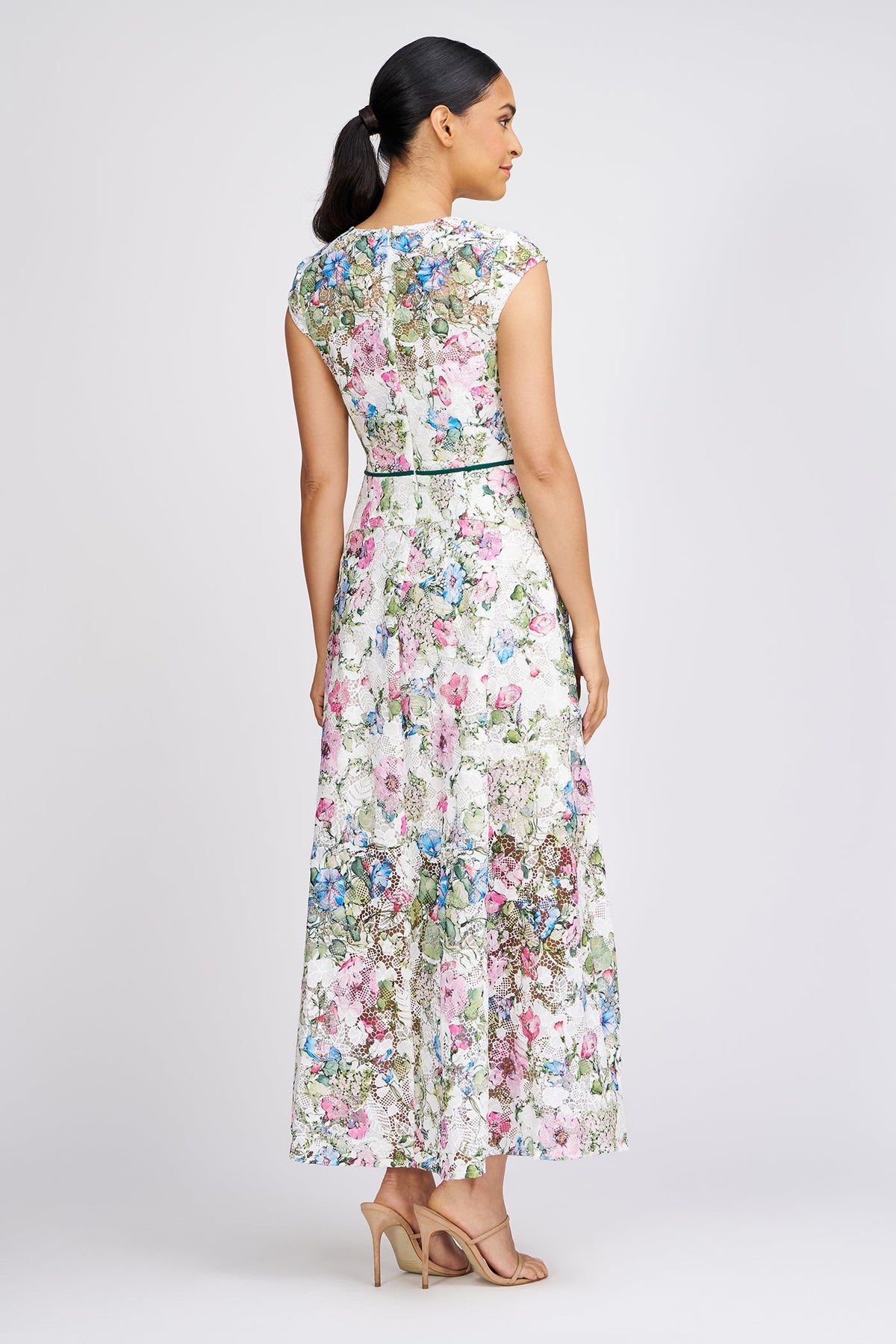 Delilah Lace Maxi Dress Kay Unger 55113220