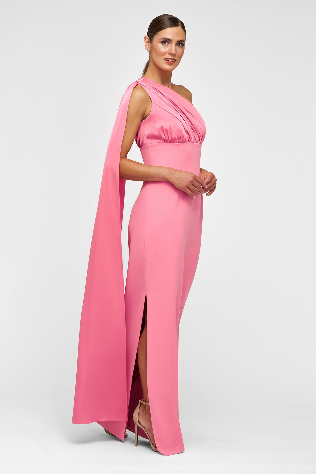 One-Shoulder Column Gown Kay Unger 55113726