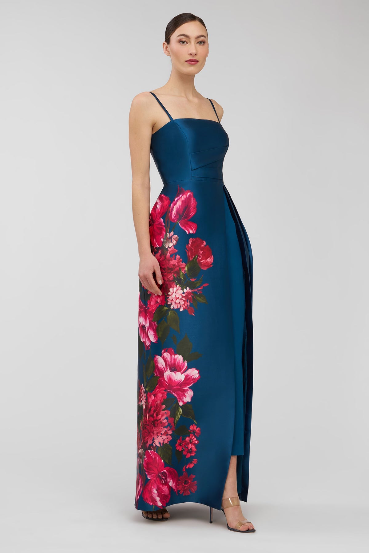 Aspen Walk Thru Jumpsuit in Blue Opal Multi — Kay Unger 55414598
