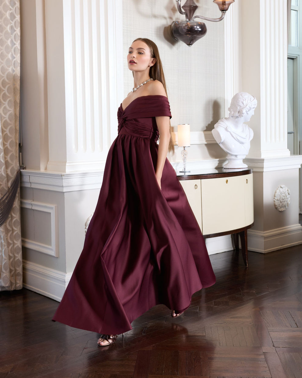 Prom Dresses Long Formal Ball Gown Prom Dress Wine