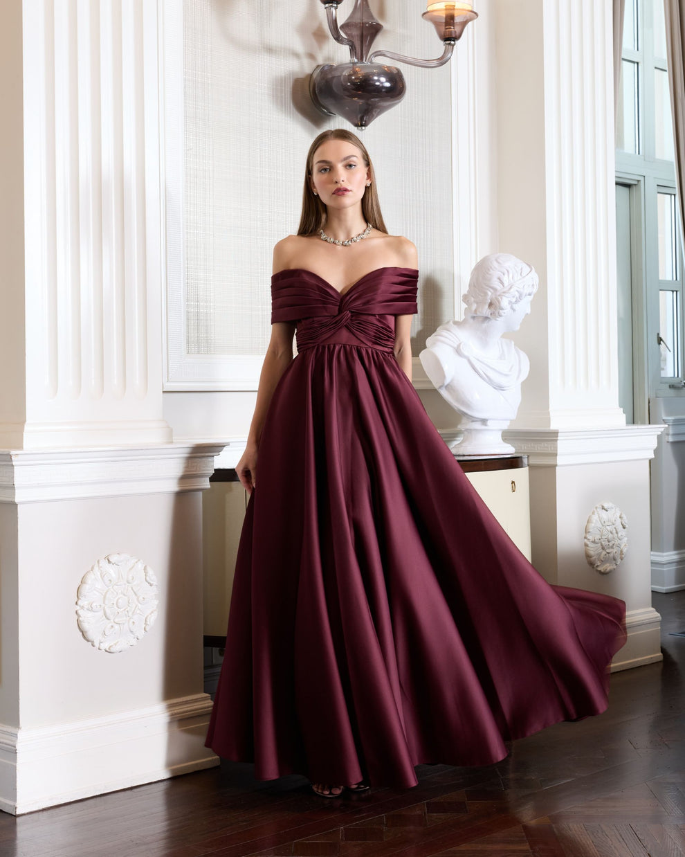 Prom Dresses Long Formal Ball Gown Prom Dress Wine