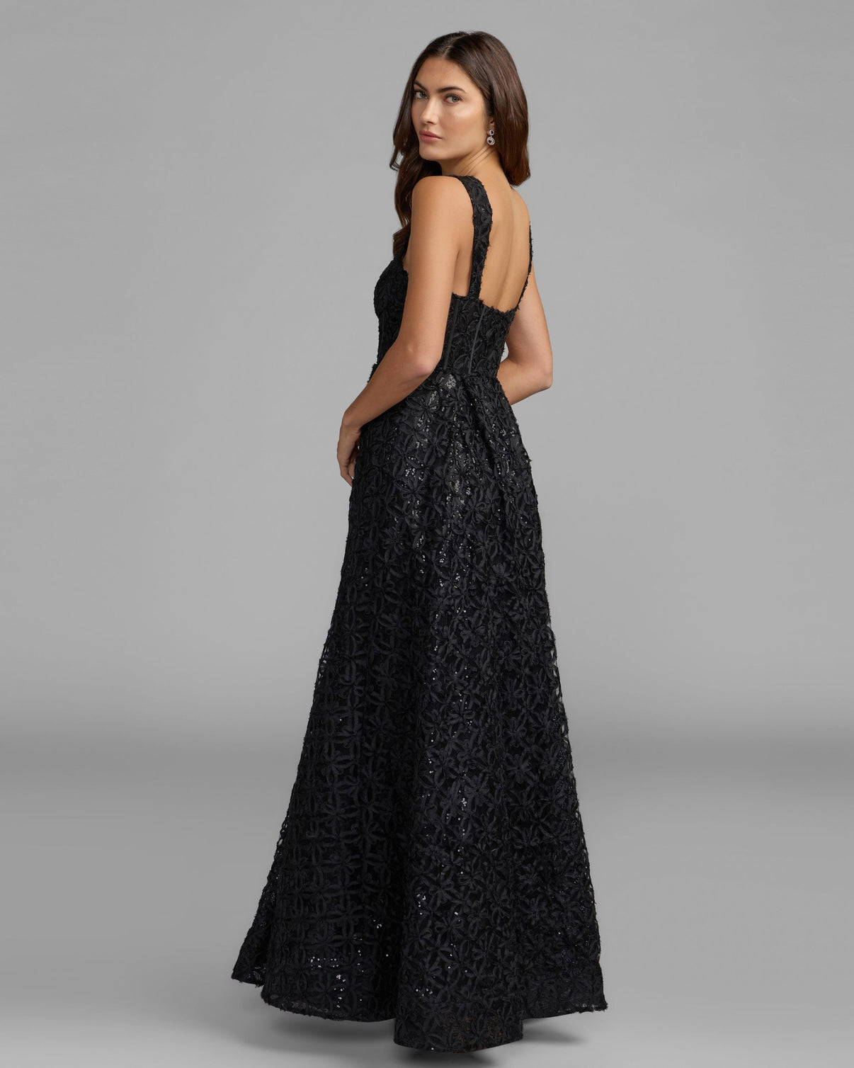 Sweetheart Floor-Length Sequin Formal Ball Gown Mac Duggal 56286