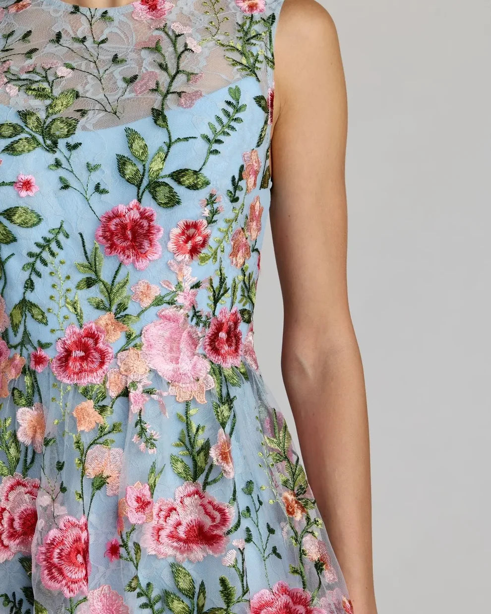Cocktail Dresses Short Floral A Line Mini Cocktail Dress Mac Duggal 56409 Yellow Multi