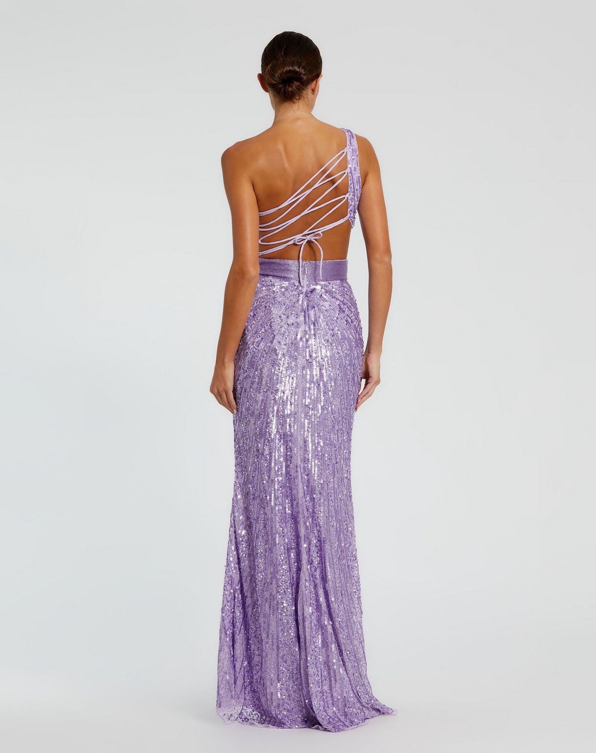 Prom Dresses Long Formal One Shoulder Prom Gown Lilac