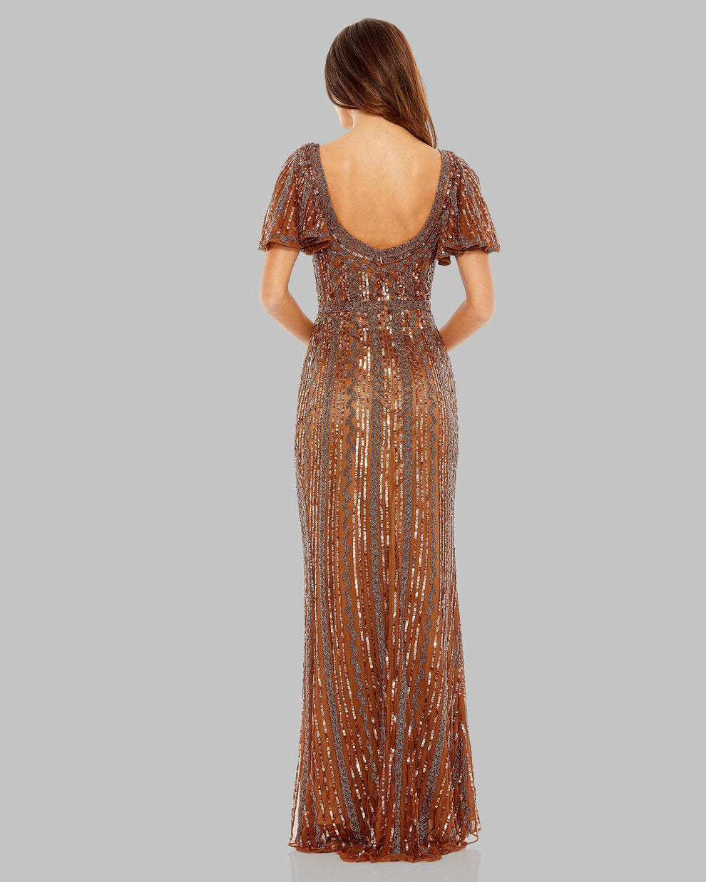Scoop Floor-Length Sequin Formal Sheath Mac Duggal 5914