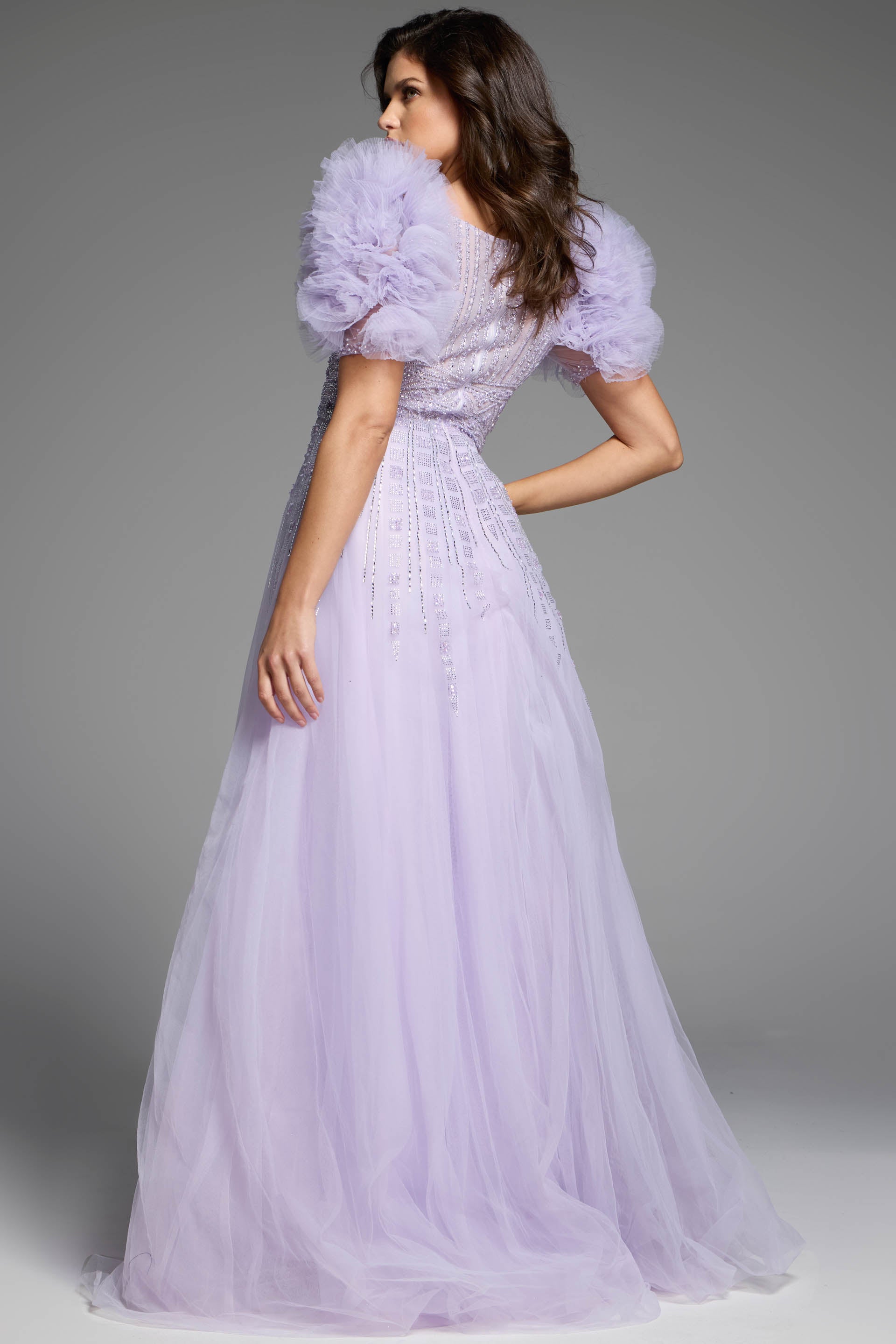 Mother of the Bride Dresses Beaded Long Formal Ball Gown Mother of the Bride Dress Jovani 61026 Lilac