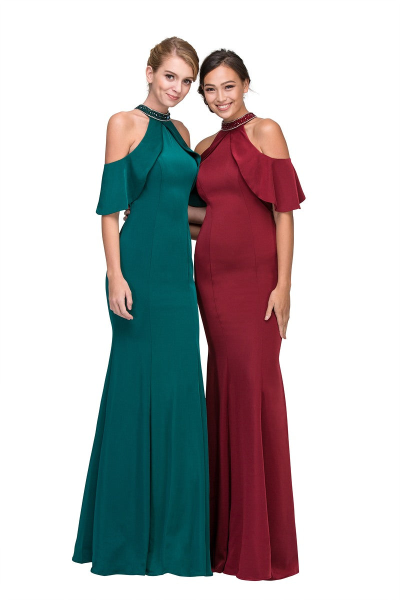 Formal Dresses Long Evening Prom Formal Dress Eureka Fashion 6110 Burgundy