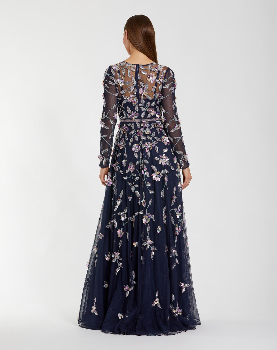 Mother of the Bride Dresses Long Mother of the Bride Formal Floral Dress Midnight Multi