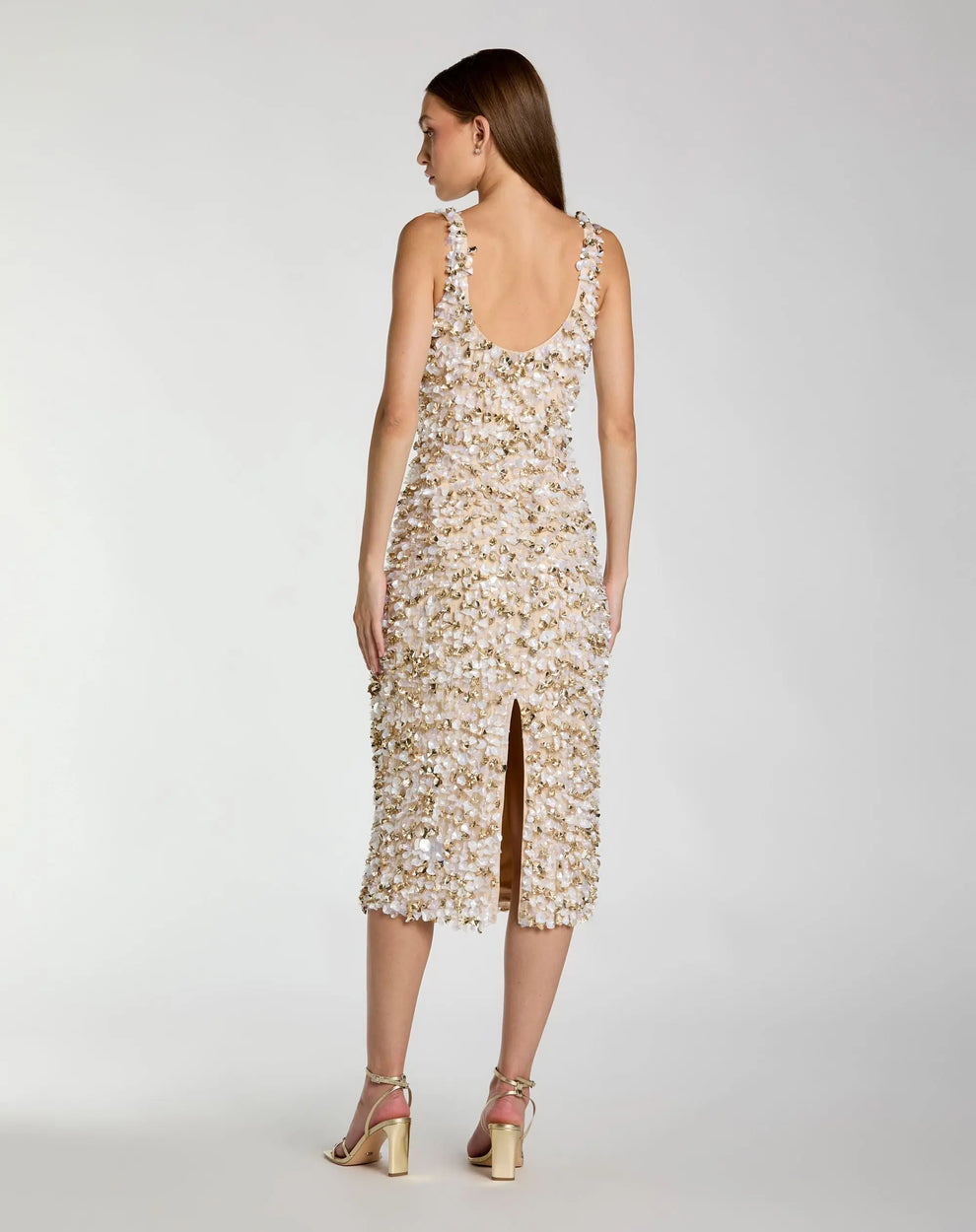 Cocktail Dresses Fitted 3D Floral Short Cocktail Dress Mac Duggal 6224 Peach